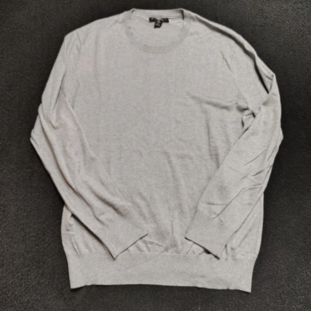 Banana Republic Gray Silk cotton cashmere Blend V Neck Sweater Men's Large